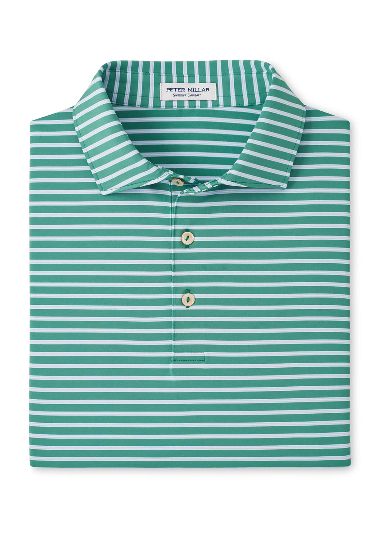 Peter Millar Men's Ashford Performance Jersey Polo - Bluebird - LG