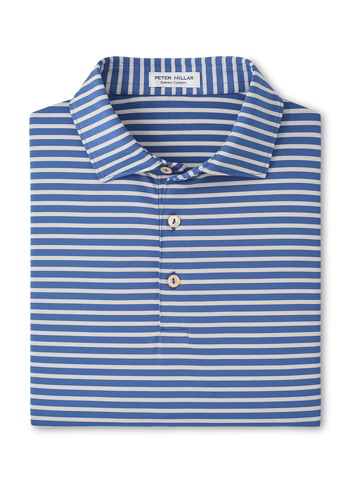 Peter Millar Men's Ashford Performance Jersey Polo - Bluebird - XL