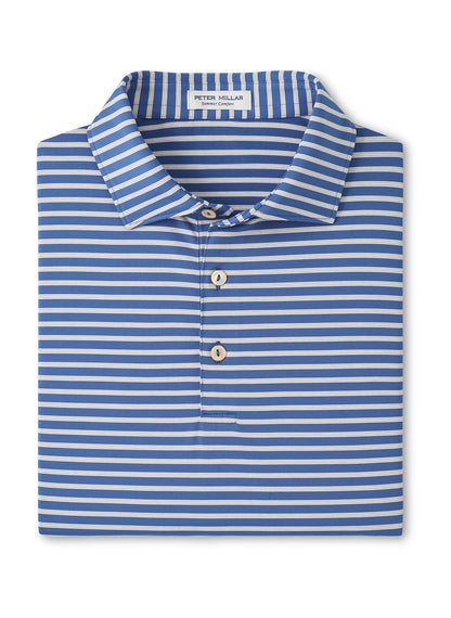 Peter Millar Men's Ashford Performance Jersey Polo - Bluebird - XL