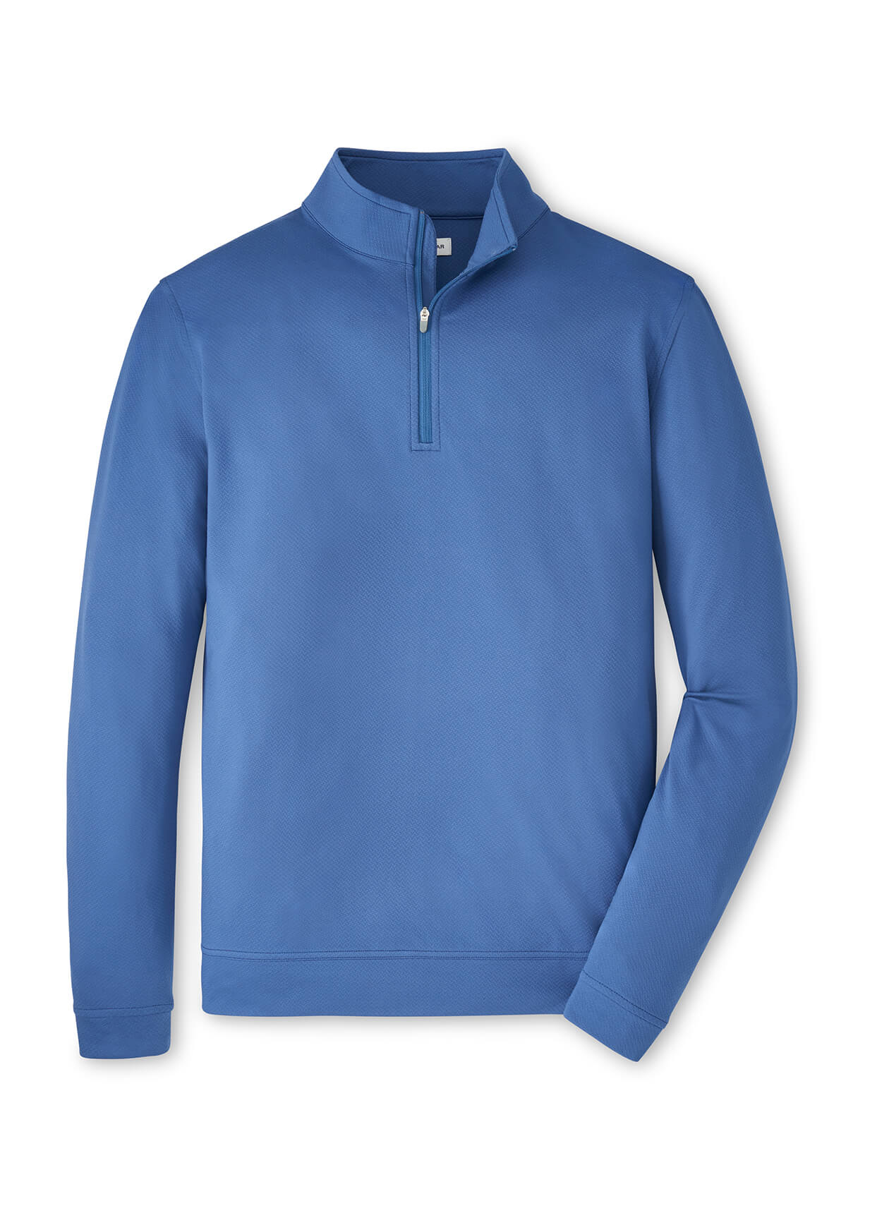 Peter Millar Men's Perth Cross-Hatch Performance Quarter-Zip SP26 - Stream Blue - LG