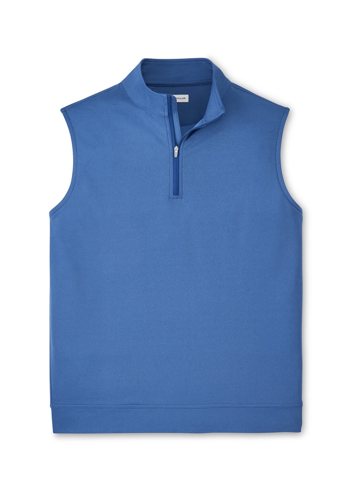 Peter Millar Men's Galway Melange Performance Quarter-Zip Vest S26 - Snow Pea - MD
