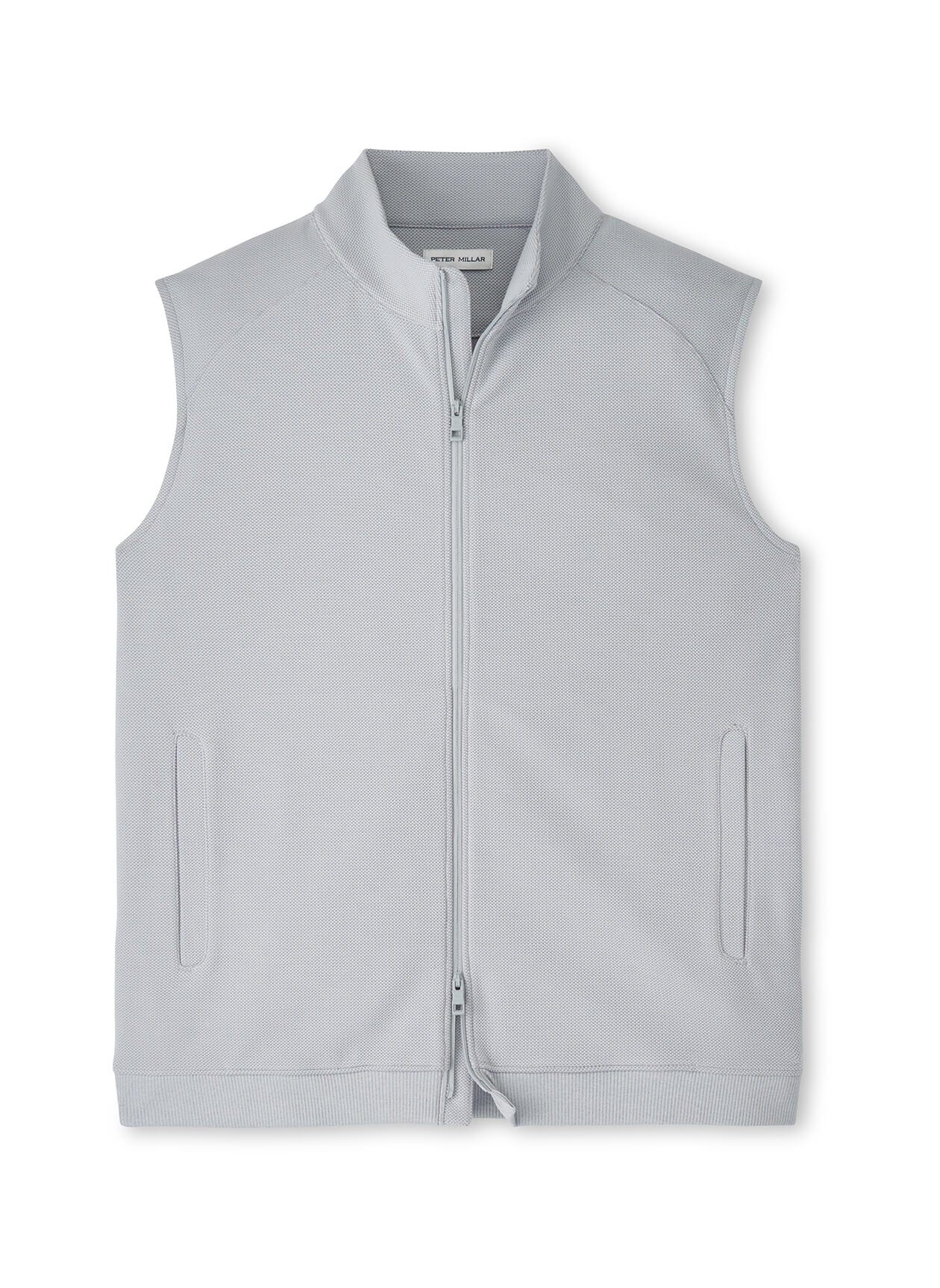 Peter Millar Men's Cradle Pique Performance Full-Zip Vest - Bluebird - MD