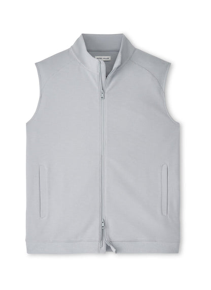 Peter Millar Men's Cradle Pique Performance Full-Zip Vest - Bluebird - MD