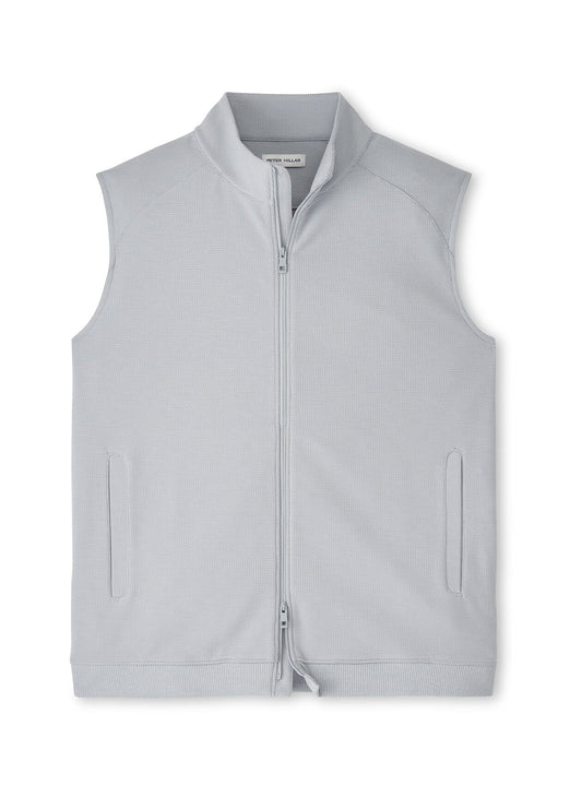 Peter Millar Men's Cradle Pique Performance Full-Zip Vest - Bluebird - MD