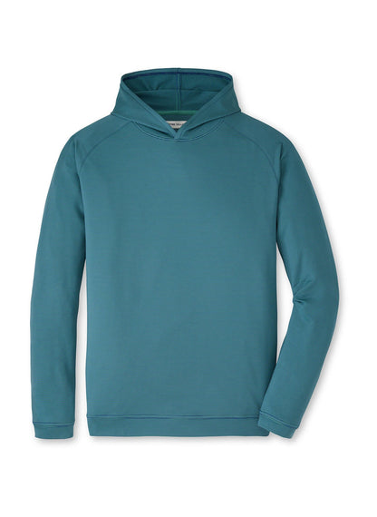 Peter Millar Men's Pine Sugar Stripe Performance Hoodie SP26 - Biscuit - MD