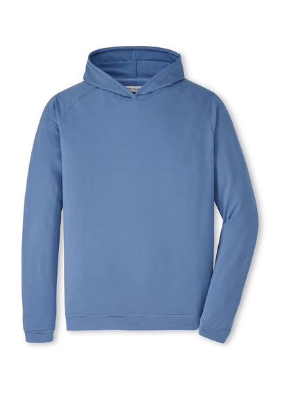 Peter Millar Men's Pine Sugar Stripe Performance Hoodie SP26 - Biscuit - LG