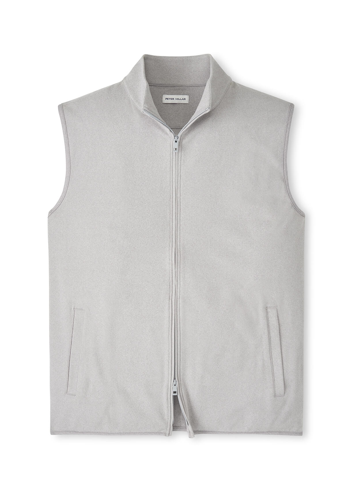 Peter Millar Men's Ardentair Performance Full-Zip Vest - Gale Grey - SM