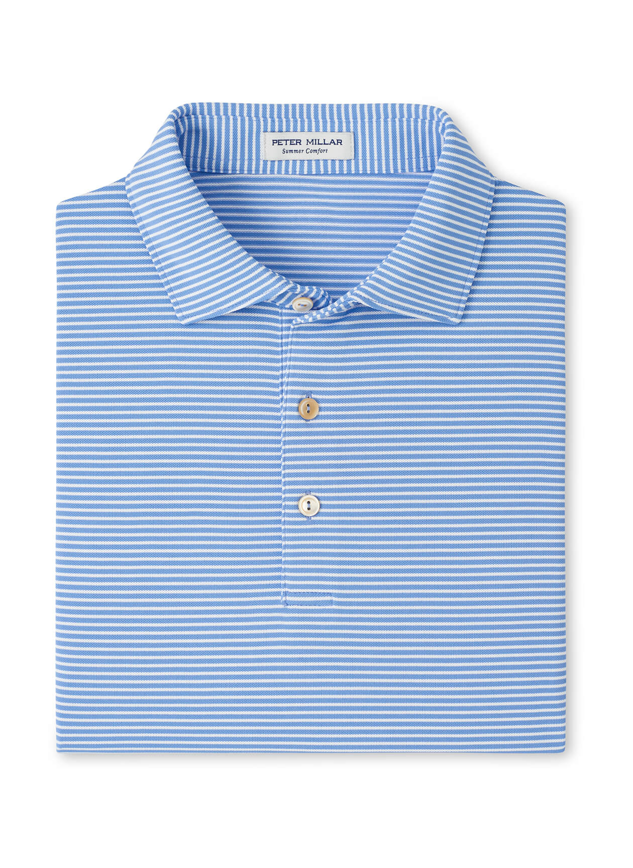 Peter Millar Men's Grace Performance Mesh Polo S26 - Bluebird - SM