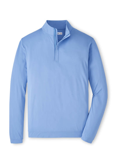 Peter Millar Men's Featherweight Performance Quarter-Zip - Bluebird - SM