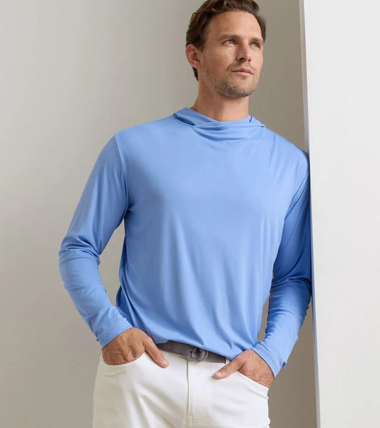 Peter Millar Men's Featherweight Performance Sun Shirt Hoodie