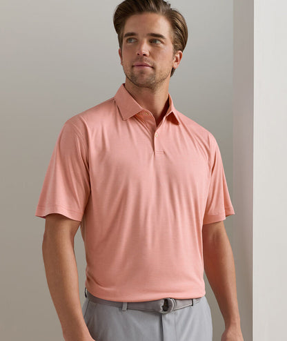 Peter Millar Men's Featherweight Mélange Performance Polo