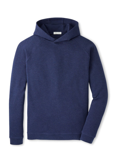 Peter Millar Men's Crown Comfort Knit Hoodie SP26 - Cloudy Blue - MD