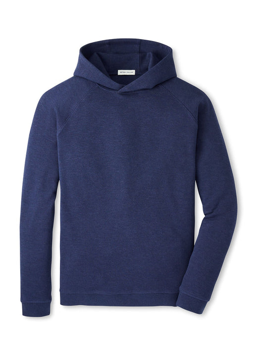 Peter Millar Men's Crown Comfort Knit Hoodie SP26 - Cloudy Blue - MD
