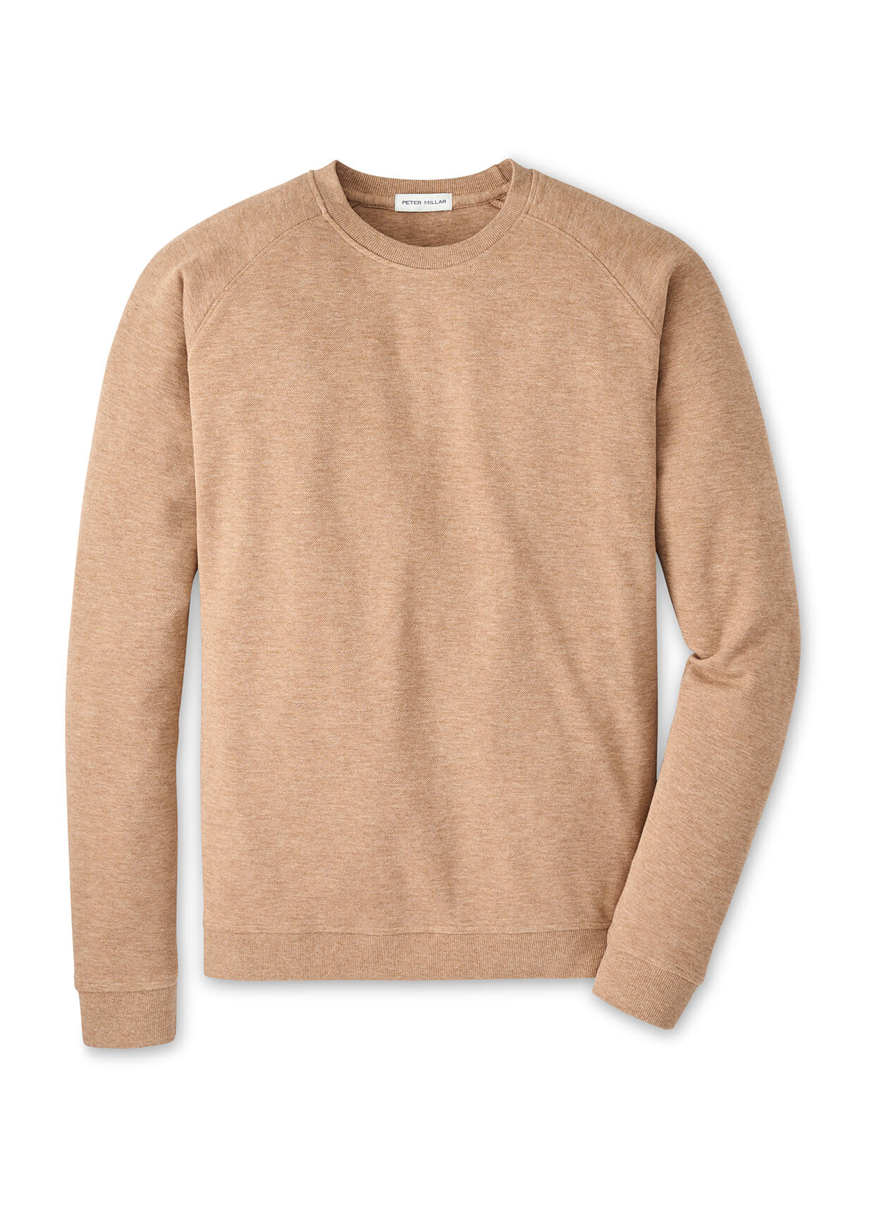 Peter Millar Men's Crown Comfort Knit Crew SP26 - Camel - SM