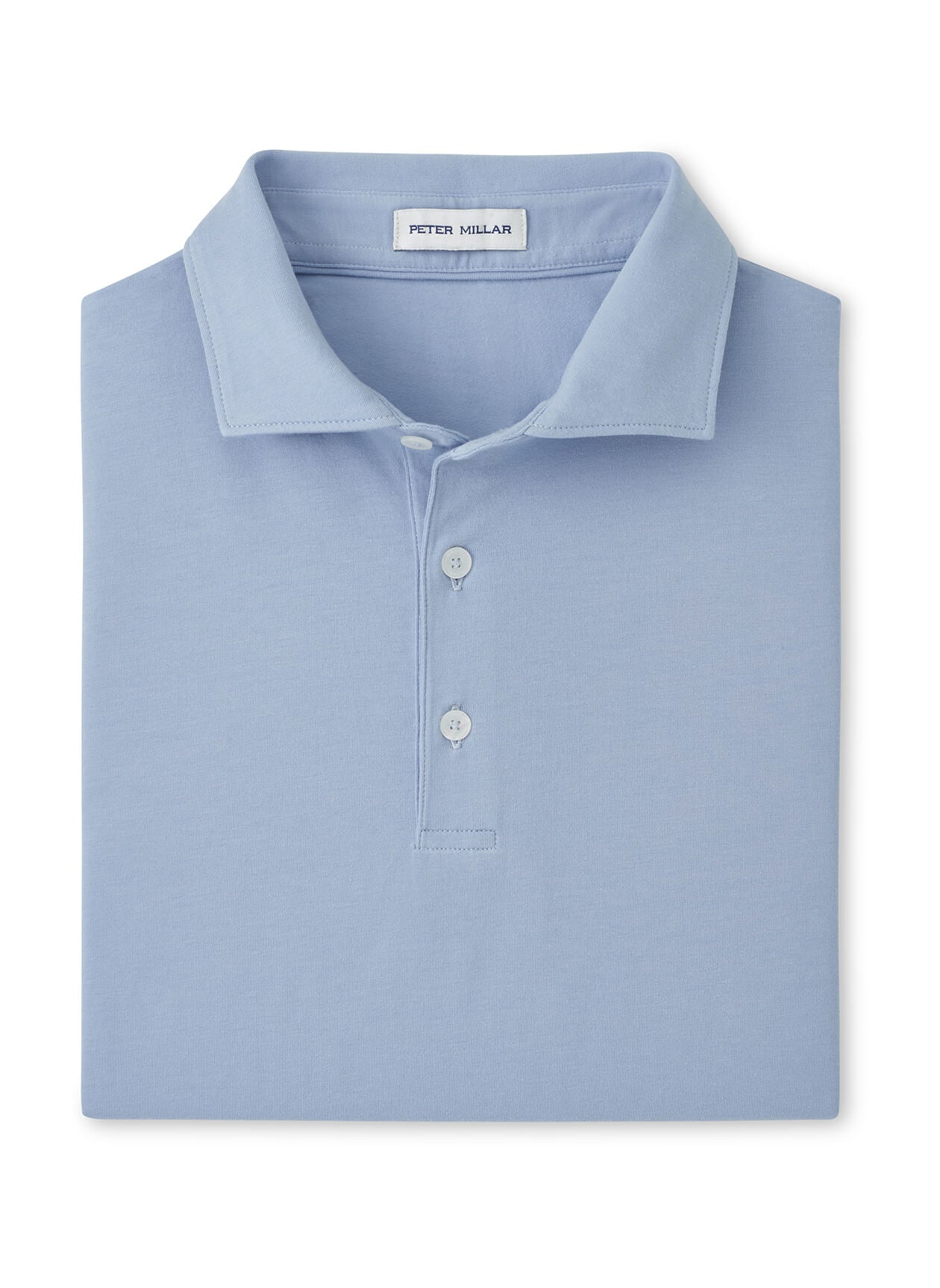 Peter Millar Men's Crown Flex Cotton Polo - Cloudy Blue - SM