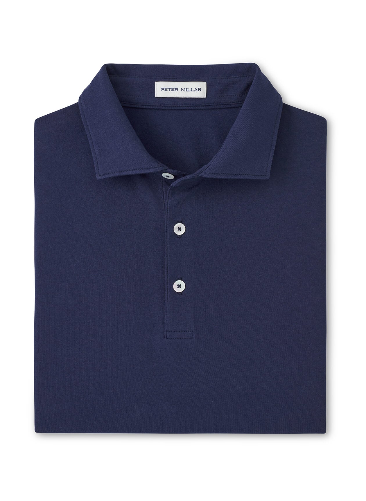 Peter Millar Men's Crown Flex Cotton Polo - Cloudy Blue - LG