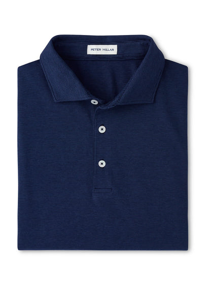 Peter Millar Men's Ryles Crown Flex Cotton Polo - Cloudy Blue - MD