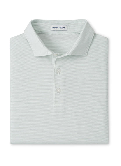 Peter Millar Men's Ryles Crown Flex Cotton Polo - Cloudy Blue - LG