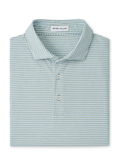 Peter Millar Men's Calvert Crown Flex Cotton Polo - Cloudy Blue - MD