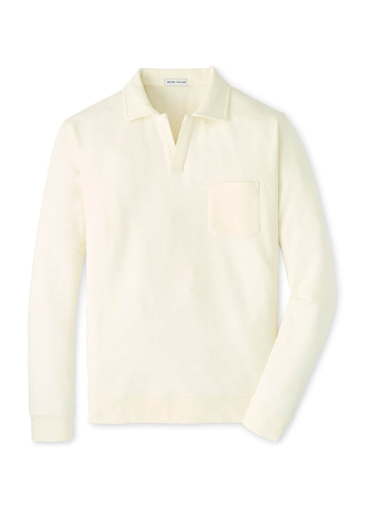 Peter Millar Men's Oasis Pullover Polo - Salt Water Taffy - SM