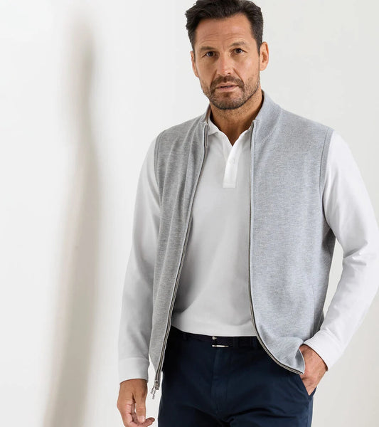 Peter Millar Men's Coolspun Lite Full Zip Sweater Vest