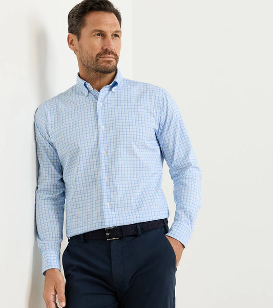 Peter Millar Men's Calvin Crown Lite Cotton-Stretch Sport Shirt