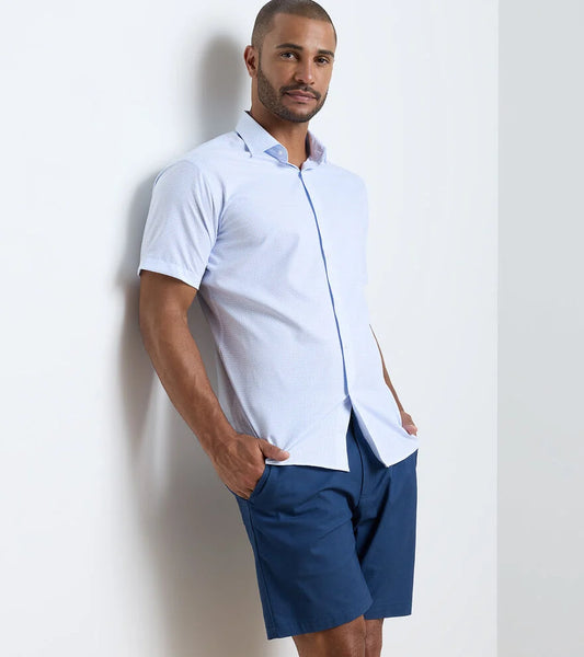 Peter Millar Men's Baldwin Performance Poplin Sport Shirt