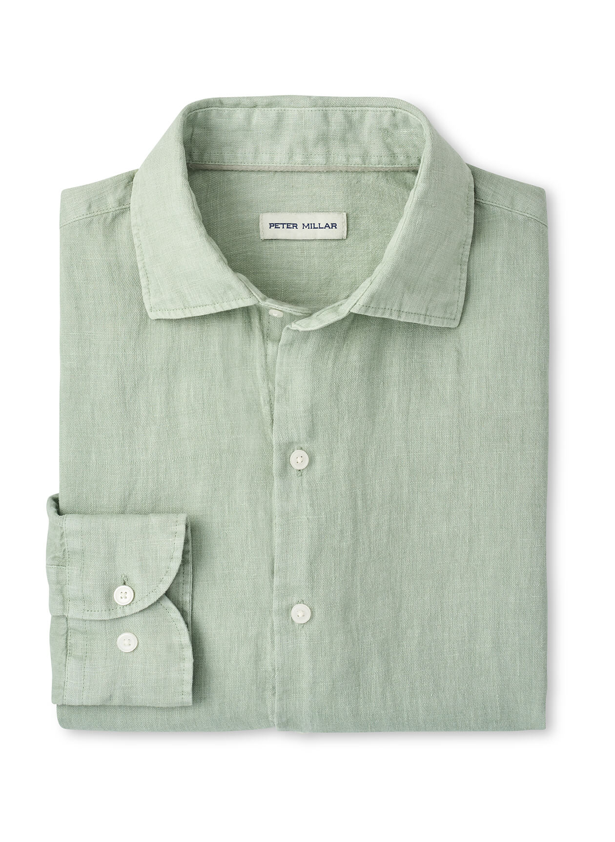 Peter Millar Men's Shoreside Linen Sport Shirt SP26 - Bluebird - MD