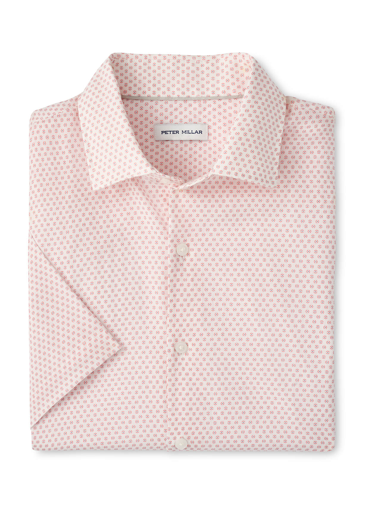 Peter Millar Men's Tamarama Cotton Lyocell Sport Shirt - Venetian Pink - SM