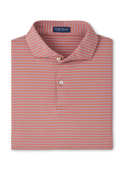Peter Millar Men's Keynote Performance Jersey Polo - Blue Frost - MD