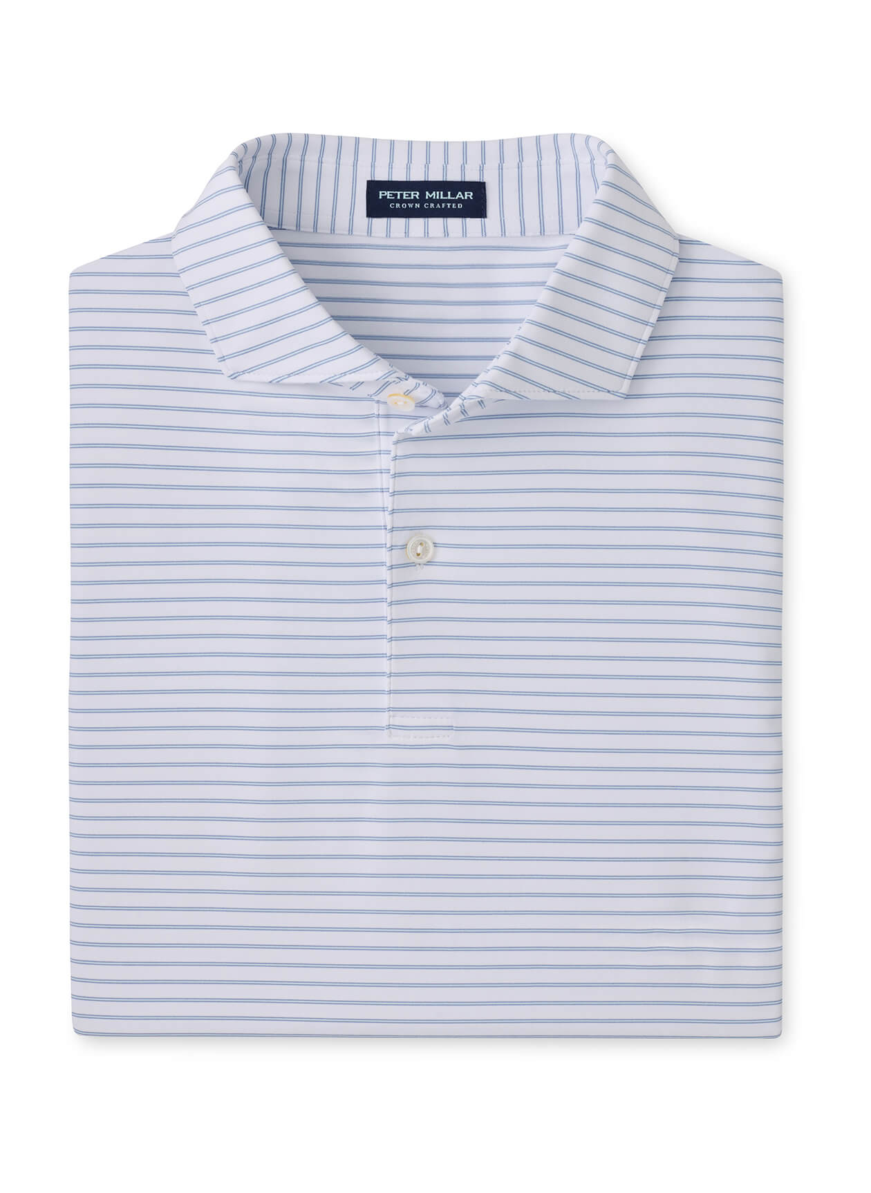 Peter Millar Men's Keynote Performance Jersey Polo - Blue Frost - 3XL