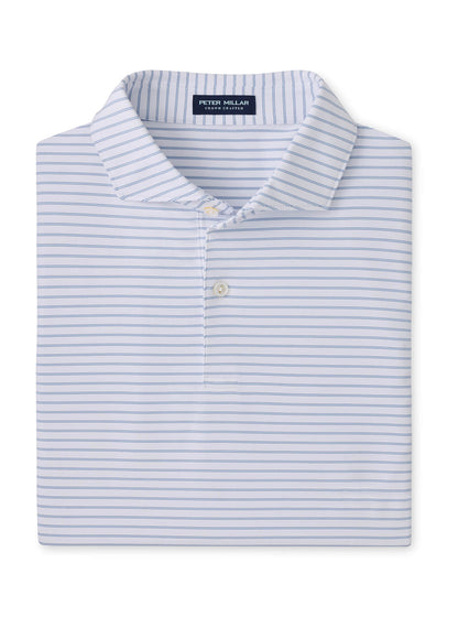Peter Millar Men's Keynote Performance Jersey Polo - Blue Frost - 3XL
