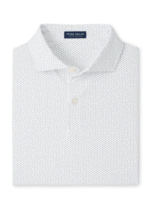 Peter Millar Men's Fermata Performance Jersey Polo SP26 - Navy - MD