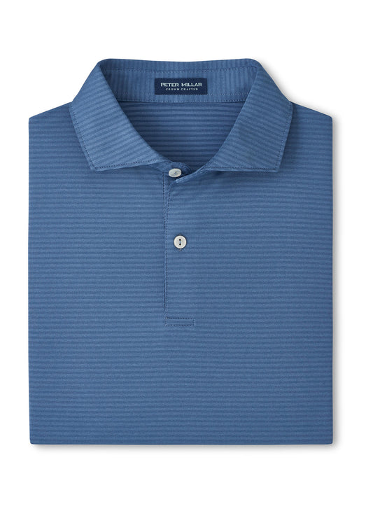 Peter Millar Men's Empire Performance Jersey Polo SP26 - Iris Mist - LG