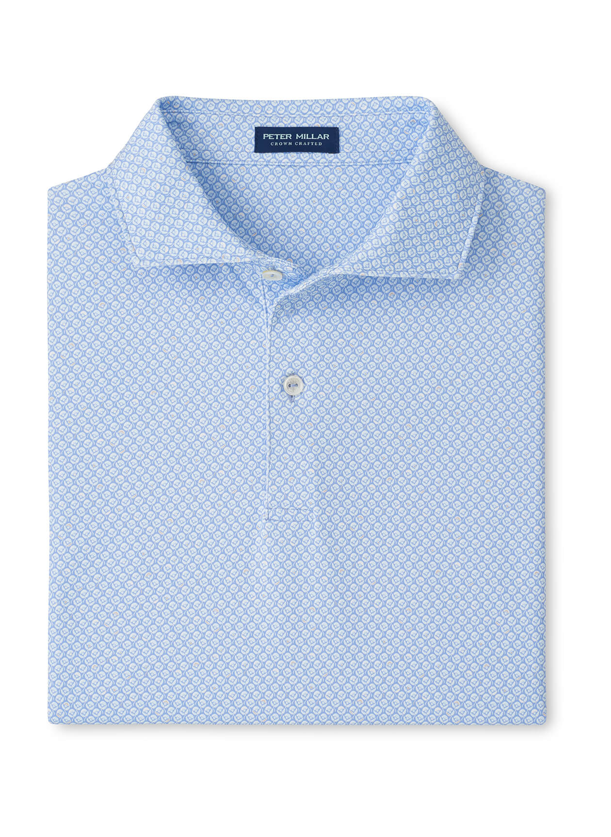 Peter Millar Men's Mayfield Performance Jersey Polo - Iris Mist - SM
