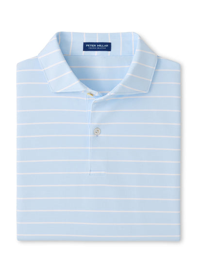 Peter Millar Men's Coda Performance Mesh Polo SP26 - Blue Brisk - SM