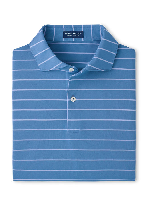 Peter Millar Men's Coda Performance Mesh Polo SP26 - Blue Brisk - MD