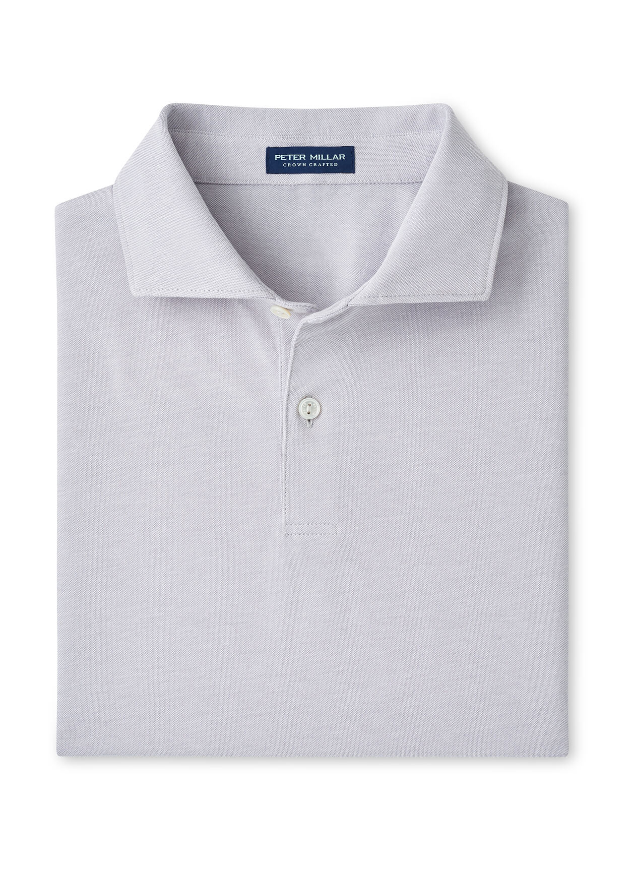 Peter Millar Men's Albatross Cotton-Blend Pique Polo SP26 - Faded Scarlet - MD