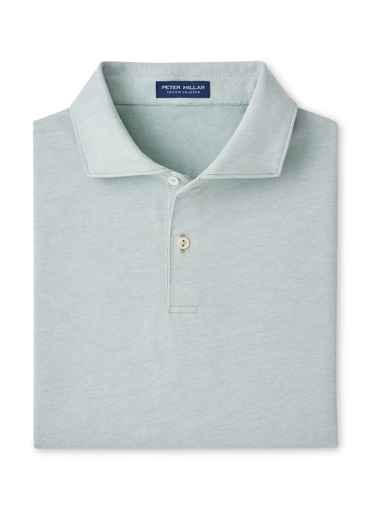 Peter Millar Men's Albatross Cotton-Blend Pique Polo SP26 - Faded Scarlet - LG