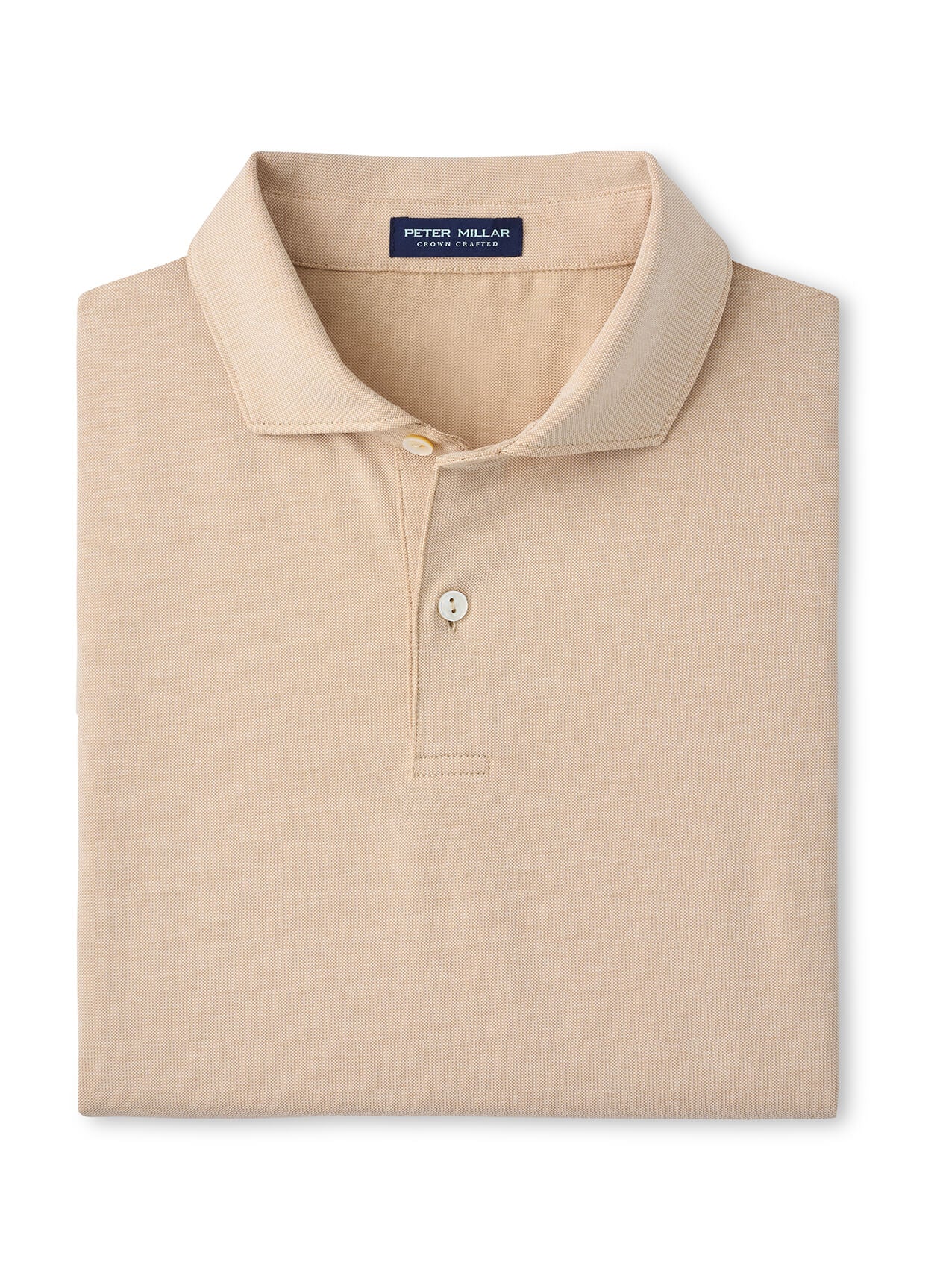 Peter Millar Men's Albatross Cotton-Blend Pique Polo SP26 - Faded Scarlet - XXL