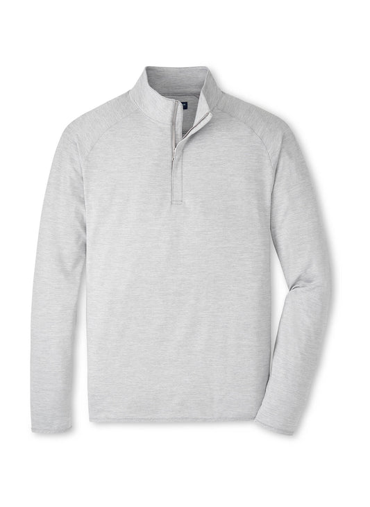 Peter Millar Men's Stealth Stripe Performance Quarter-Zip - Dusk Blue - MD