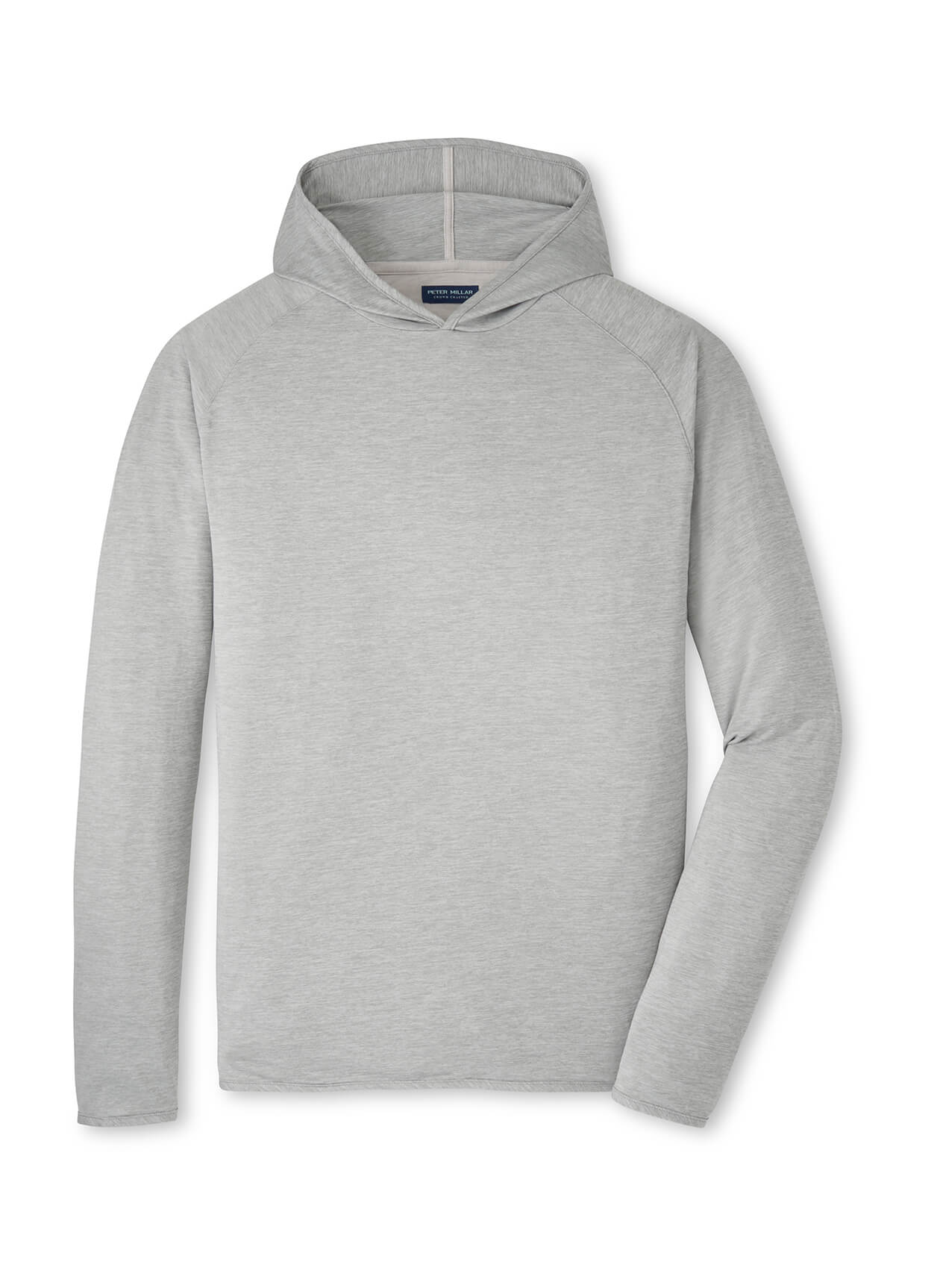 Peter Millar Men's Stealth Performance Hoodie SP26 - Gale Grey - SM