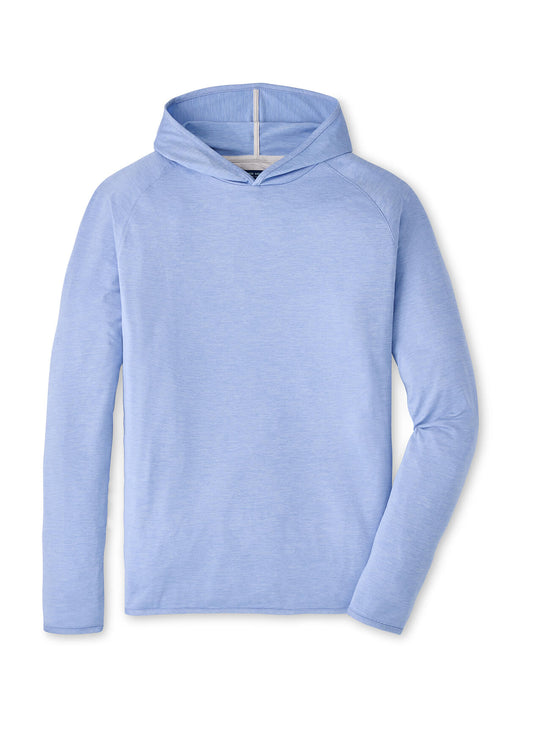 Peter Millar Men's Stealth Performance Hoodie SP26 - Gale Grey - MD