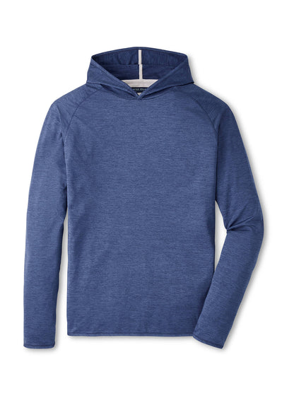 Peter Millar Men's Stealth Performance Hoodie SP26 - Gale Grey - LG