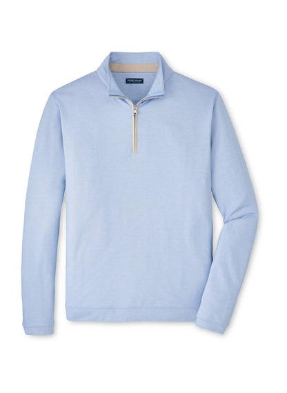 Peter Millar Men's Albatross Cotton-Blend Pique Quarter-Zip (Essential)