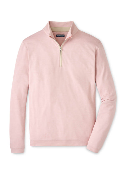 Peter Millar Men's Albatross Cotton-Blend Pique Quarter-Zip (Essential)