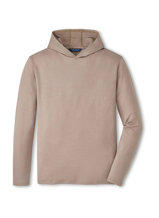 Peter Millar Men's Excursionist Flex Hoodie SP26 - Almond - MD