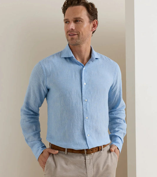 Peter Millar Men's Astino Lino Sport Shirt