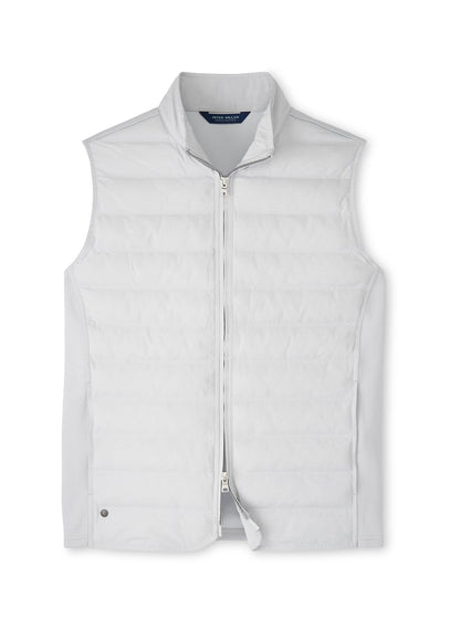Peter Millar Men's Winsome Hybrid Vest SP26 - British Grey - SM