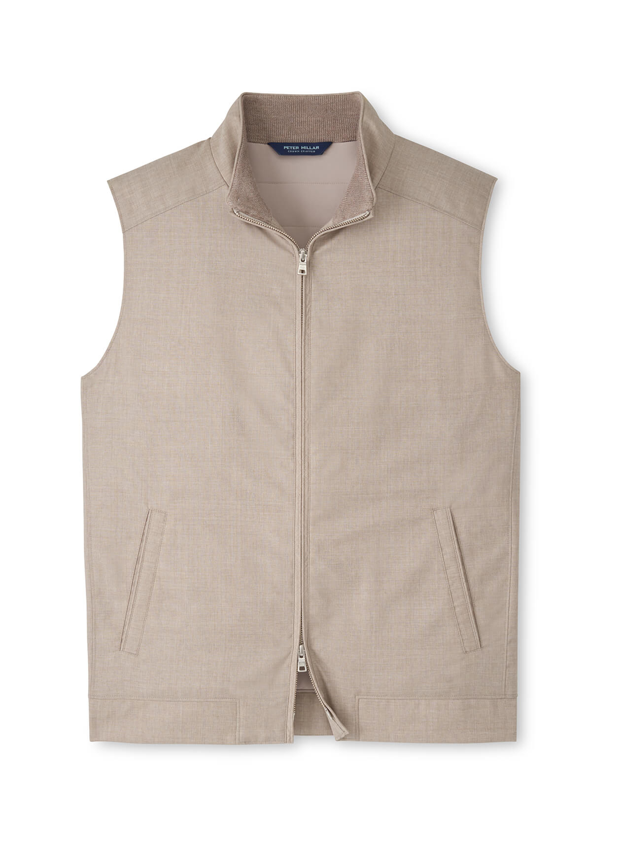 Peter Millar Men's Excursionist Lite Vest SP26 - Dark Sand - SM